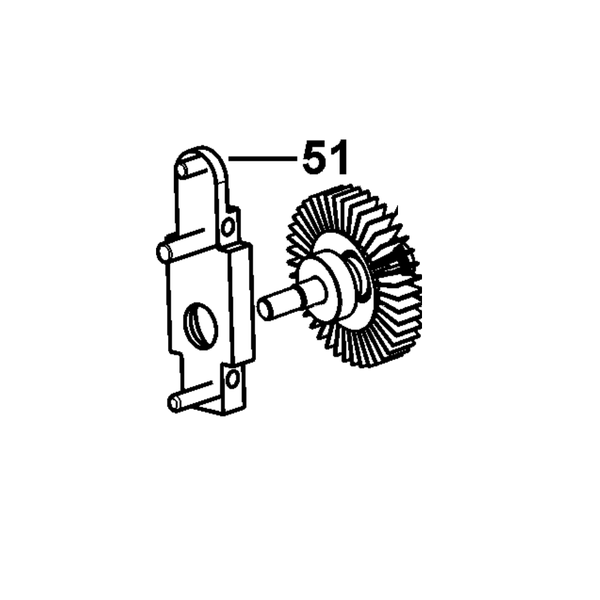 Giá đỡ bạc đạn máy cưa lọng DW349, STEL341 - No.51 90517317