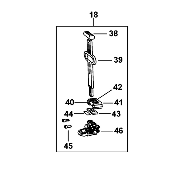 Bạc đạn đảo dùng cho amy1 cưa lông Dewalt DW349 - No.18 90563692