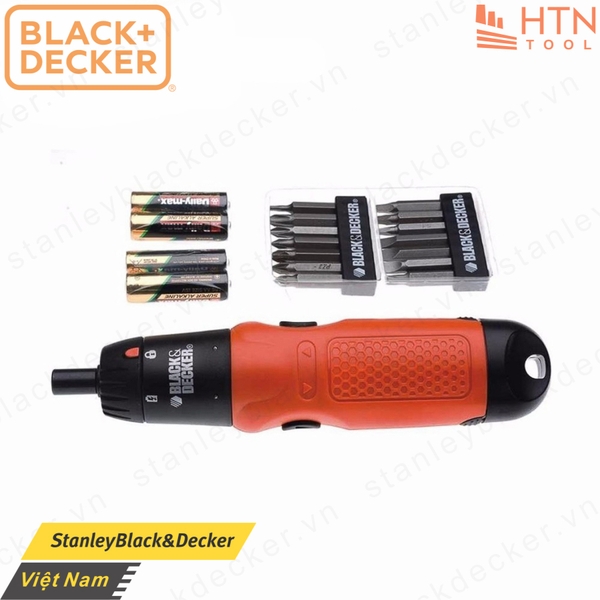 Tay vặn vít dùng pin AA + 14 mũi vít A7073-TW