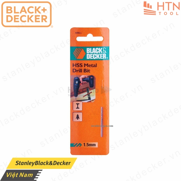 Mũi khoan sắt 1.5mm HSS A8062