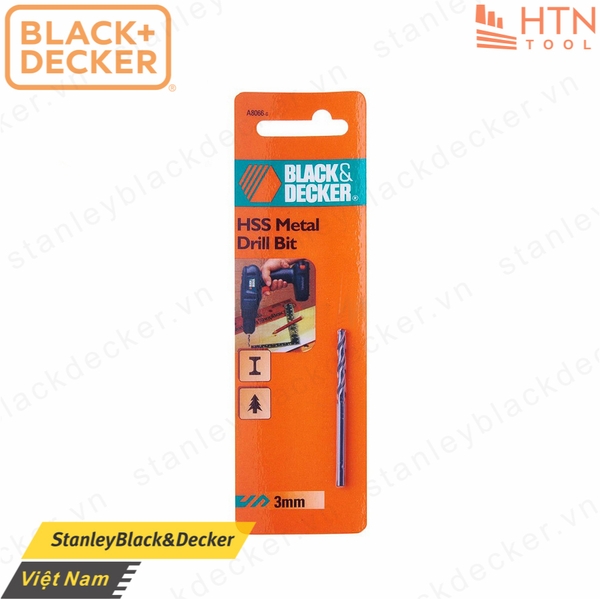 Mũi khoan sắt 3.0mm HSS A8066
