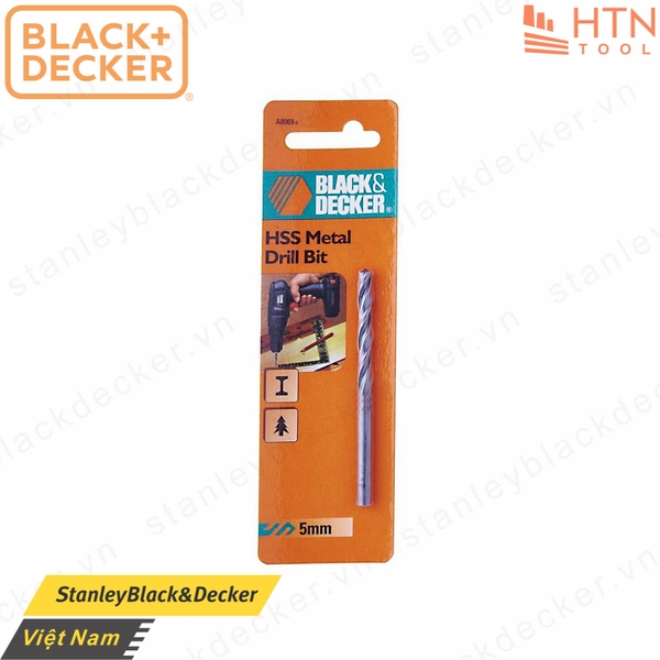 Mũi khoan sắt 5.0mm HSS A8069