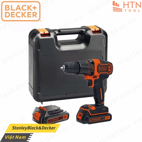 Máy khoan cầm tay 18V B&D BDCHD18K2AC-B1