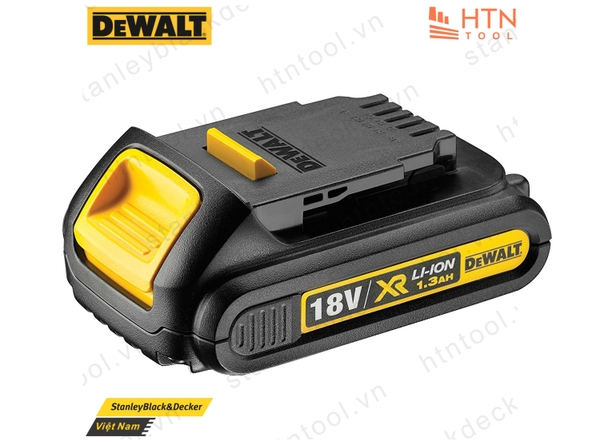 Pin li-ion cho máy khoan 18V-1.3Ah Dewalt DCB185-B1