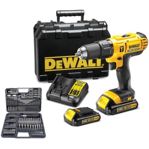 DCD776C2A-B1  Máy khoan động lực dùng pin Dewalt và 109 phụ kiện