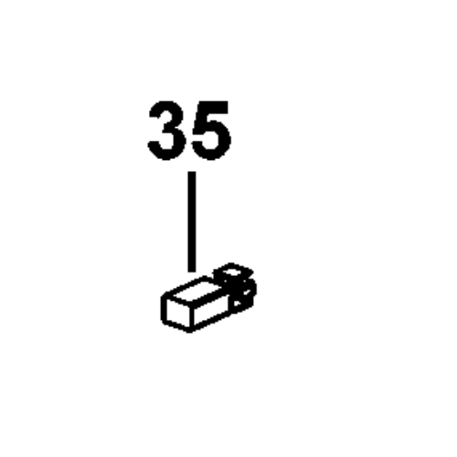 Cặp chổi than 230V nguyên bộ dùng cho máy bào Dewalt D26676-B1 - No.35 N040350