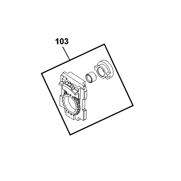 Giá đỡ bạc đạn máy khoan DWD022, DWD024 - No.103 N044177