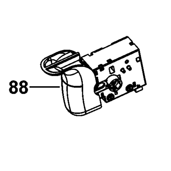 Công tắc Lock-on dùng cho máy khoan Dewalt D25032-B1 - No.88 N166238