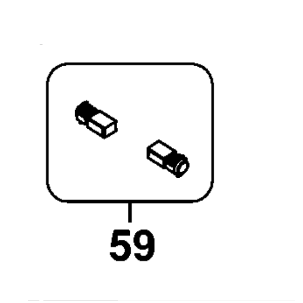 Cặp chổi than 230V nguyên bộ dùng cho máy cưa gỗ Dewalt DWE561-B1 - No.59 N179041