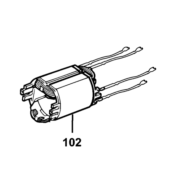 Stator dùng cho máy mài Dewalt DW810 - No.102 N359561