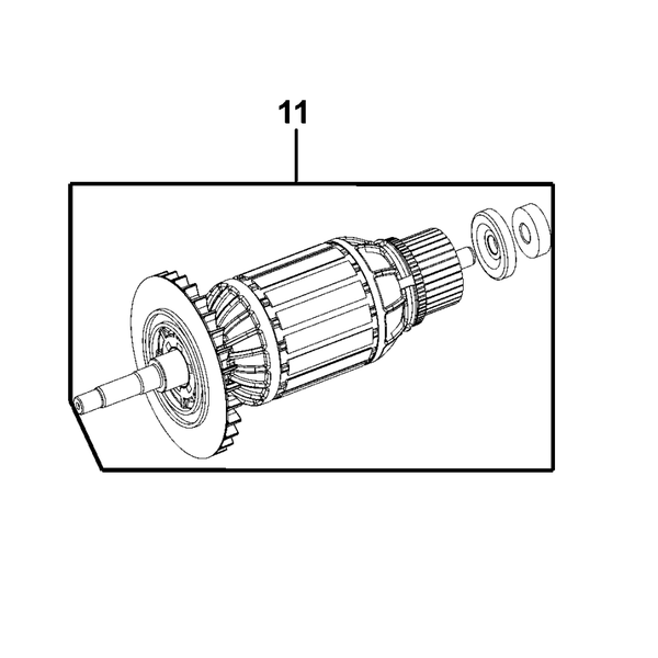 Rotor dùng cho máy mài Dewalt D28490, D28491 - No.11 N467980