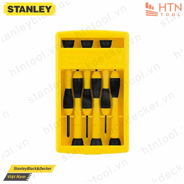 Tua vít bộ cán nhựa, 6pcs Stanley STHT66052-8