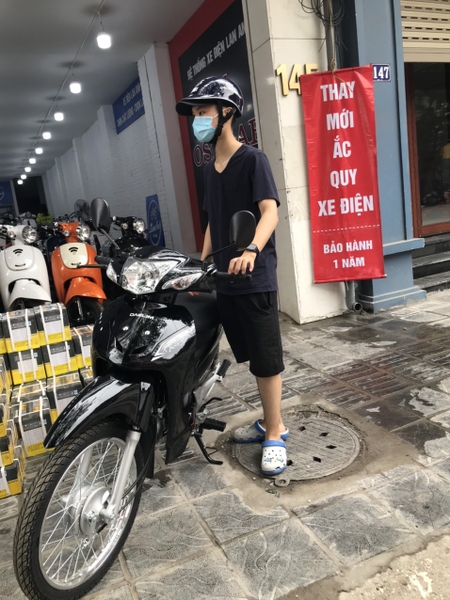 xe 50cc wave - Xe điện Lan Anh