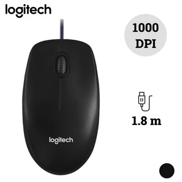 Chuột Logitech B100 có dây