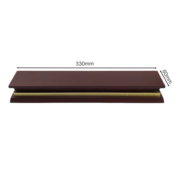 Chân đế gỗ hoa văn DG07 330x60mm