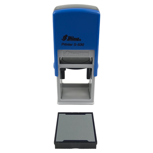 Dấu - Thẻ mực Shiny S530 32x32mm trắng