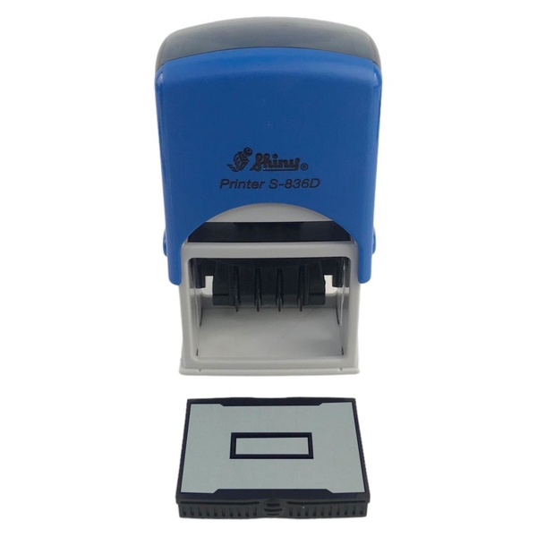Dấu - Thẻ mực Shiny S827D 50x30mm trắng