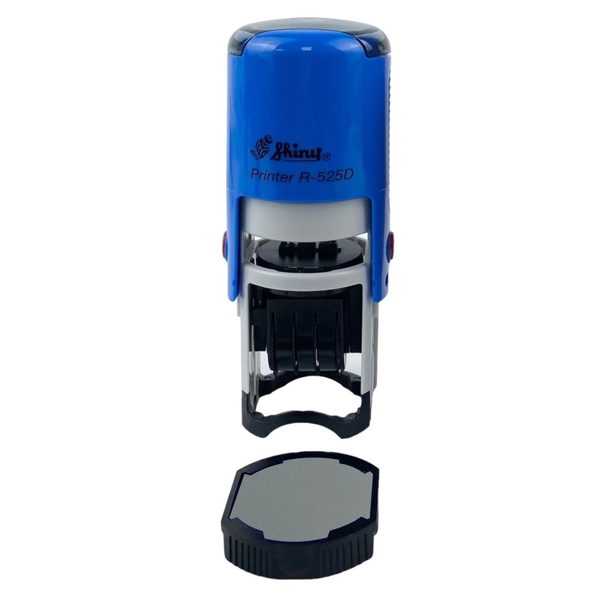 Dấu - Thẻ mực Shiny R525D Φ25mm trắng