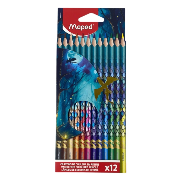 Bút chì màu Maped 862234 12 màu, Màu vẽ, Văn phòng phẩm (12)