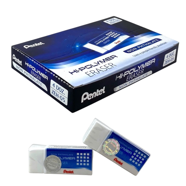 Gôm Pentel ZEH-05 trắng (48)