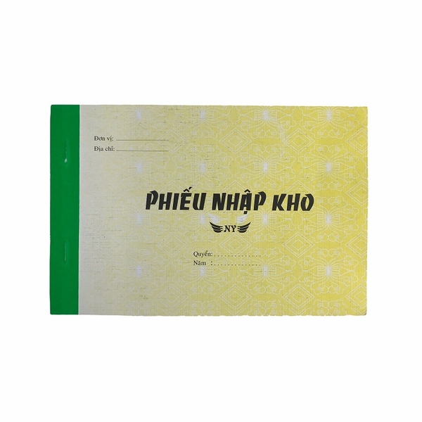 Phiếu nhập kho NY 13x20cm 2 liên 50 bộ không đế  (10/100)