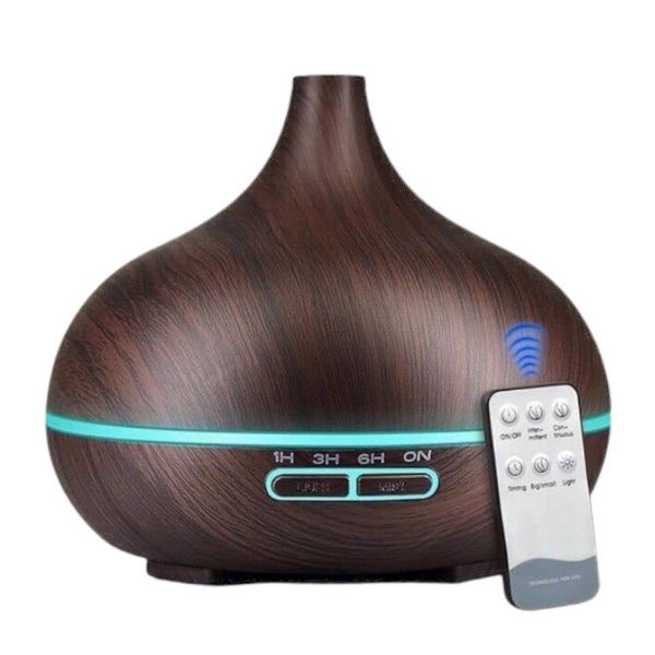 Máy xông tinh dầu hình sen/ Tuylip/ Bầu rượu có remote