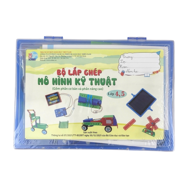Bộ lắp ghép mô hình kỹ thuật phần cơ bản và nâng cao lớp 4-5