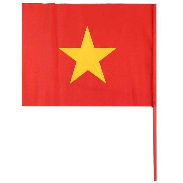 Cờ thể dục vuông sao nhí vải phi