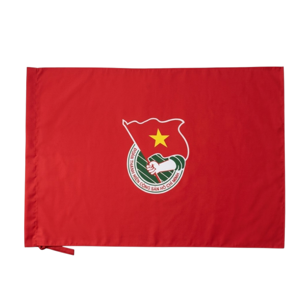 Cờ Đoàn 70x115cm vải phi