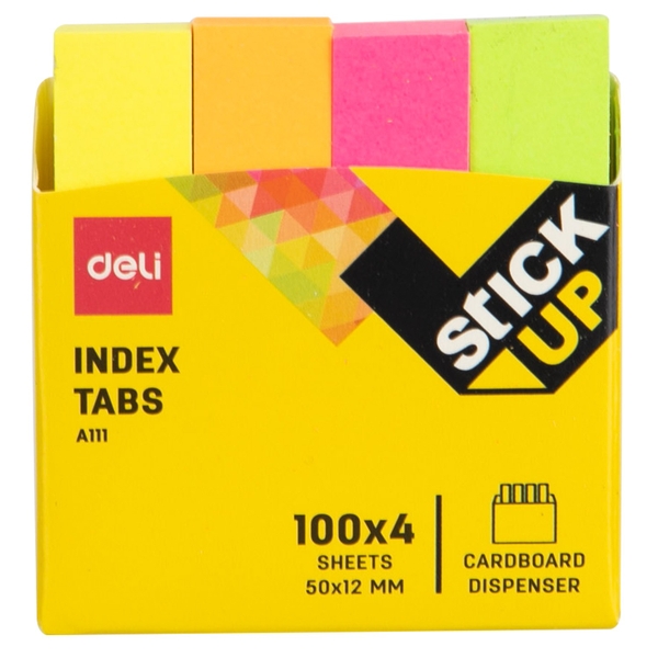 Giấy note Deli A11102 50x12mm 4 màu (24/216)