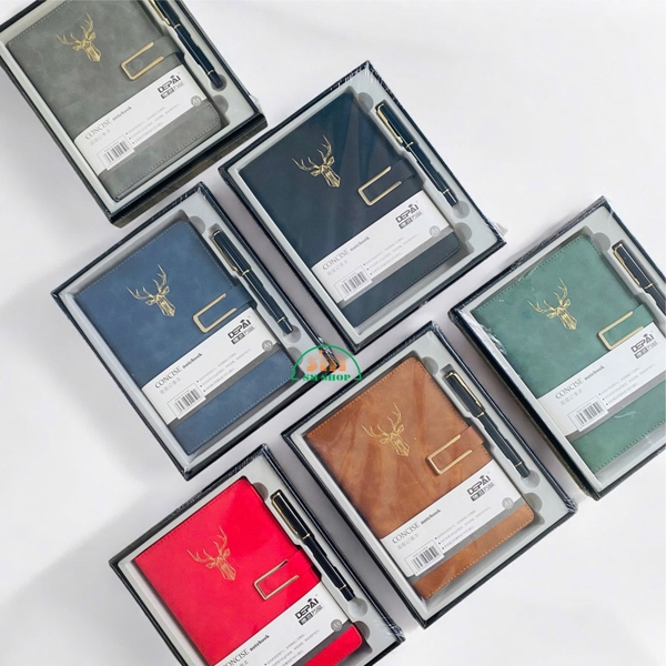 Sổ da 25-54 14x20.5cm + Bút