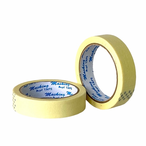 Băng keo giấy Angel 2.4cmx22yard, Băng dính giấy, Băng keo ghi chú