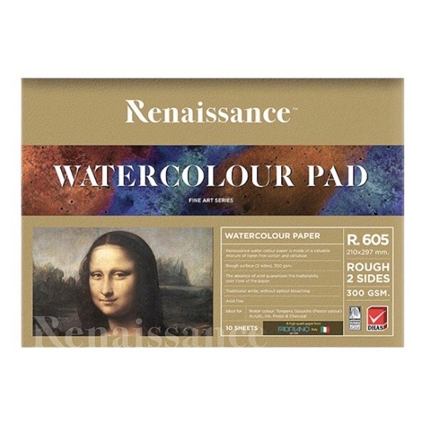 Tập vẽ Renaissance R-602 275x375mm 300gsm 10 tờ