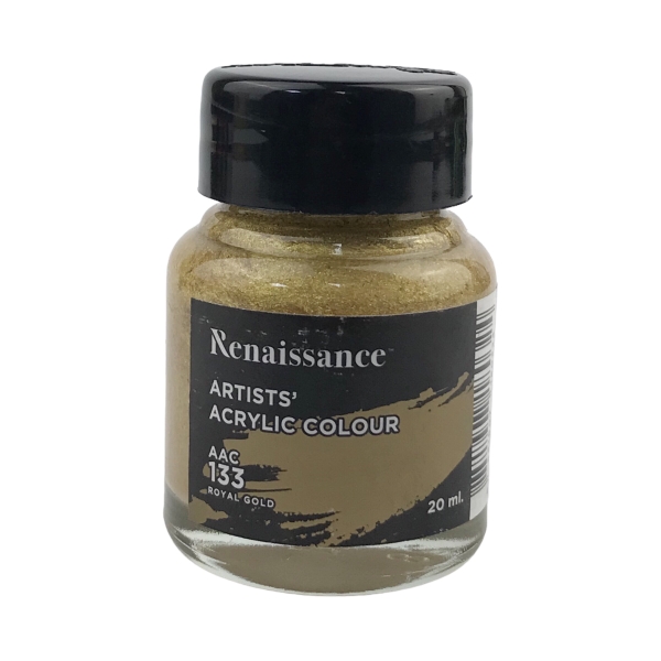 Màu nước Renaissance acrylic 20ml vàng royal (12)