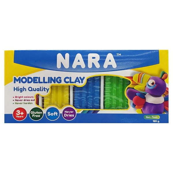 Đất nặn Nara NA-BXTR-120-5 5 màu