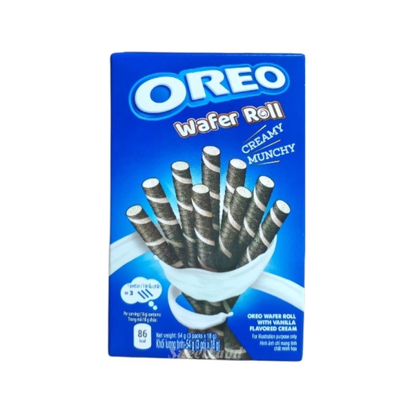 Bánh quế KĐ Oreo Vani 54g