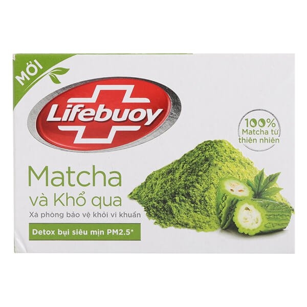 Xà bông lifebuoy 90g Matcha và khổ qua