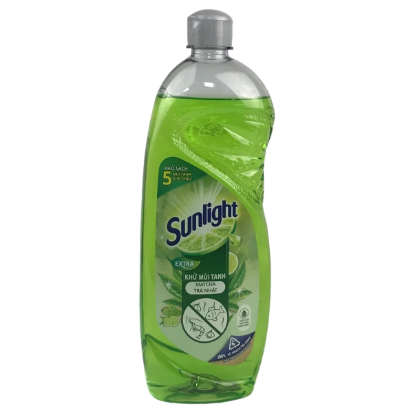 Nước rửa chén sunlight trà xanh 725ml