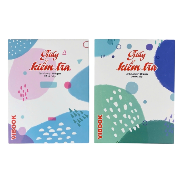 Giấy kiểm tra VT KTH100 100gsm 4 ô ly 20 tờ (5/160)