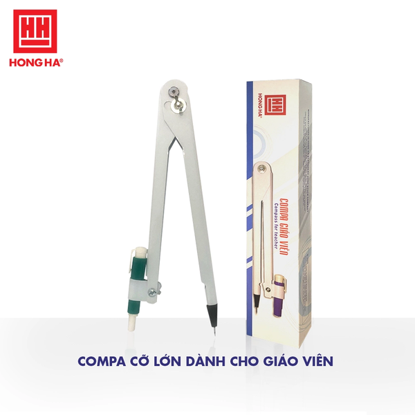 Compa HH 3276 nhôm lớn dành cho giáo viên 35cm