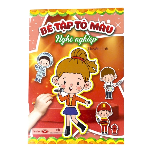 Bé tập tô màu: Nghề nghiệp
