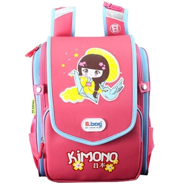 Balo chống gù B.bag Kimono B-12-111 hồng