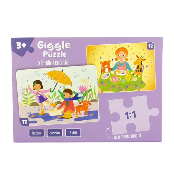 Xếp hình 12 mảnh NT Giggle Puzzle A12-310 - Chủ đề: Thế giới quanh em