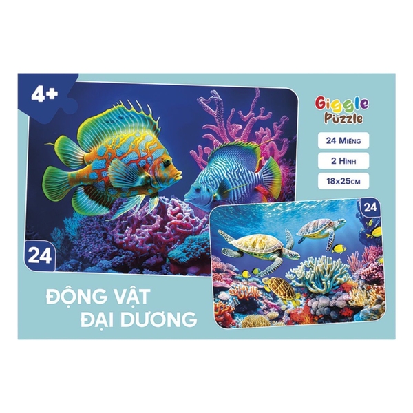 Xếp hình 24 mảnh NT Giggle Puzzle A24-341 - Chủ đề: Nước và Đại Dương