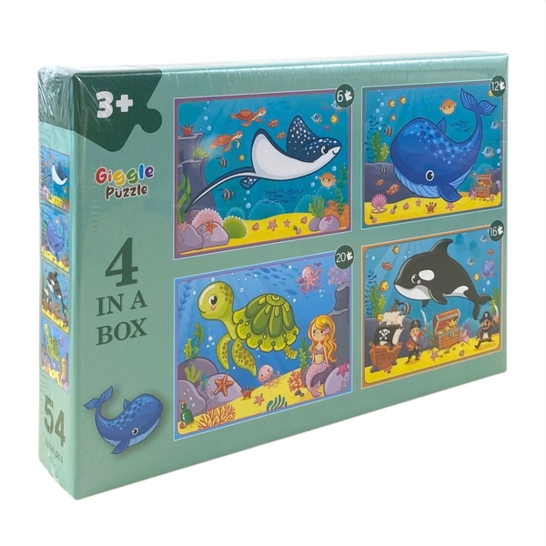 Xếp hình 54 mảnh NT Giggle Puzzle A54-443 - Chủ đề: Nước và Đại Dương + Xếp hình 48 mảnh NT Giggle Puzzle A48-377 - Chủ đề: Lễ hội Rồng 03