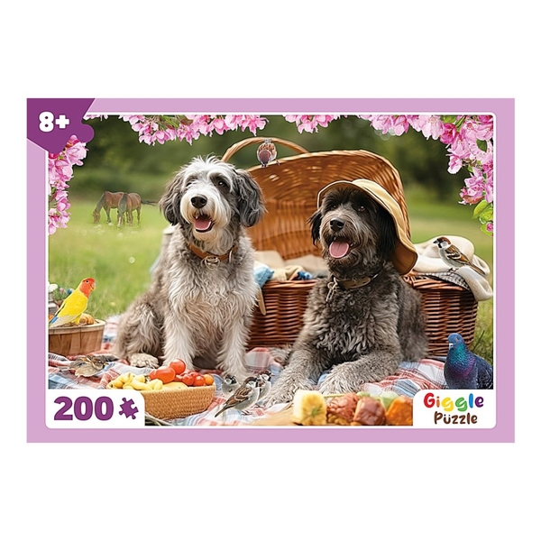 Xếp hình 200 mảnh NT Giggle Puzzle B20-861 - Chủ đề: Động vật