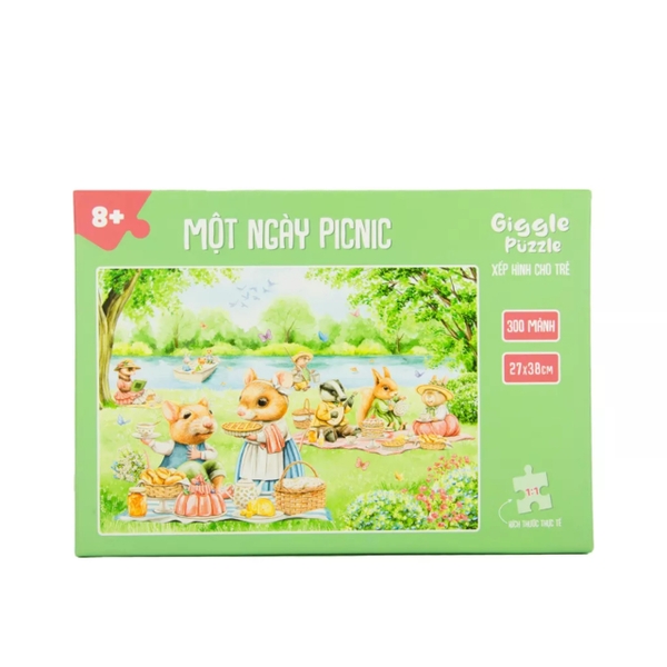 Xếp hình 300 mảnh NT Giggle Puzzle B30-890 - Chủ đề: Lễ hội - Một ngày picnic