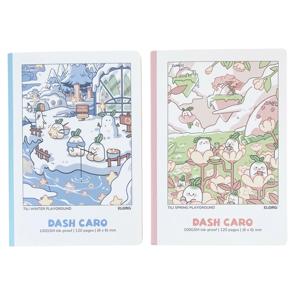 Sổ KLong 210 17.5x25cm 120 trang 100sm (4/80)