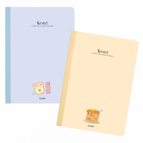 Sổ KLong 850 21x29.7cm 200 trang 70gsm ngang may dán gáy (5/50)