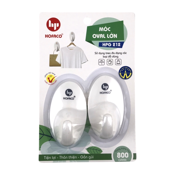 Móc dán tường Hofaco HPG212 (10)